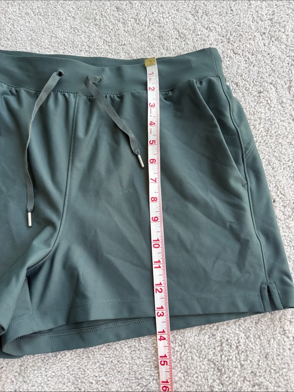 Old Navy PowerSoft High-Rise Shorts – Cavernous (Dark Teal) – Women’s Size M